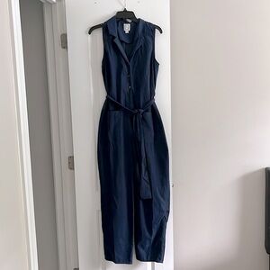 Francesca’s Blue Jumpsuit, Size L